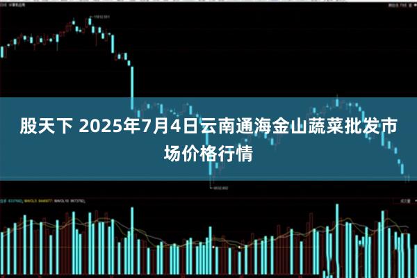股天下 2025年7月4日云南通海金山蔬菜批发市场价格行情
