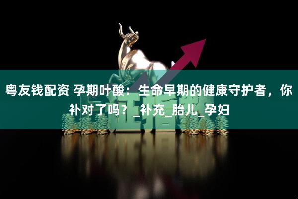 粤友钱配资 孕期叶酸：生命早期的健康守护者，你补对了吗？_补充_胎儿_孕妇