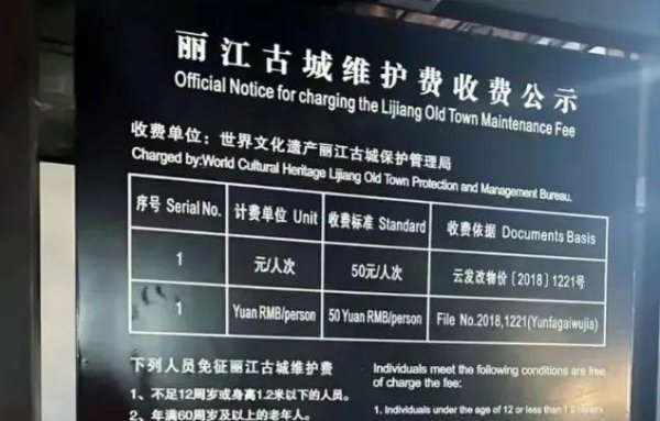 米牛配资 每位游客50元，丽江古城维护费这笔账该怎么算？