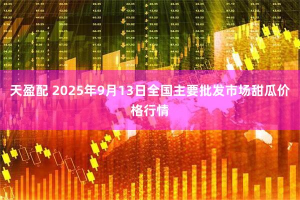 天盈配 2025年9月13日全国主要批发市场甜瓜价格行情